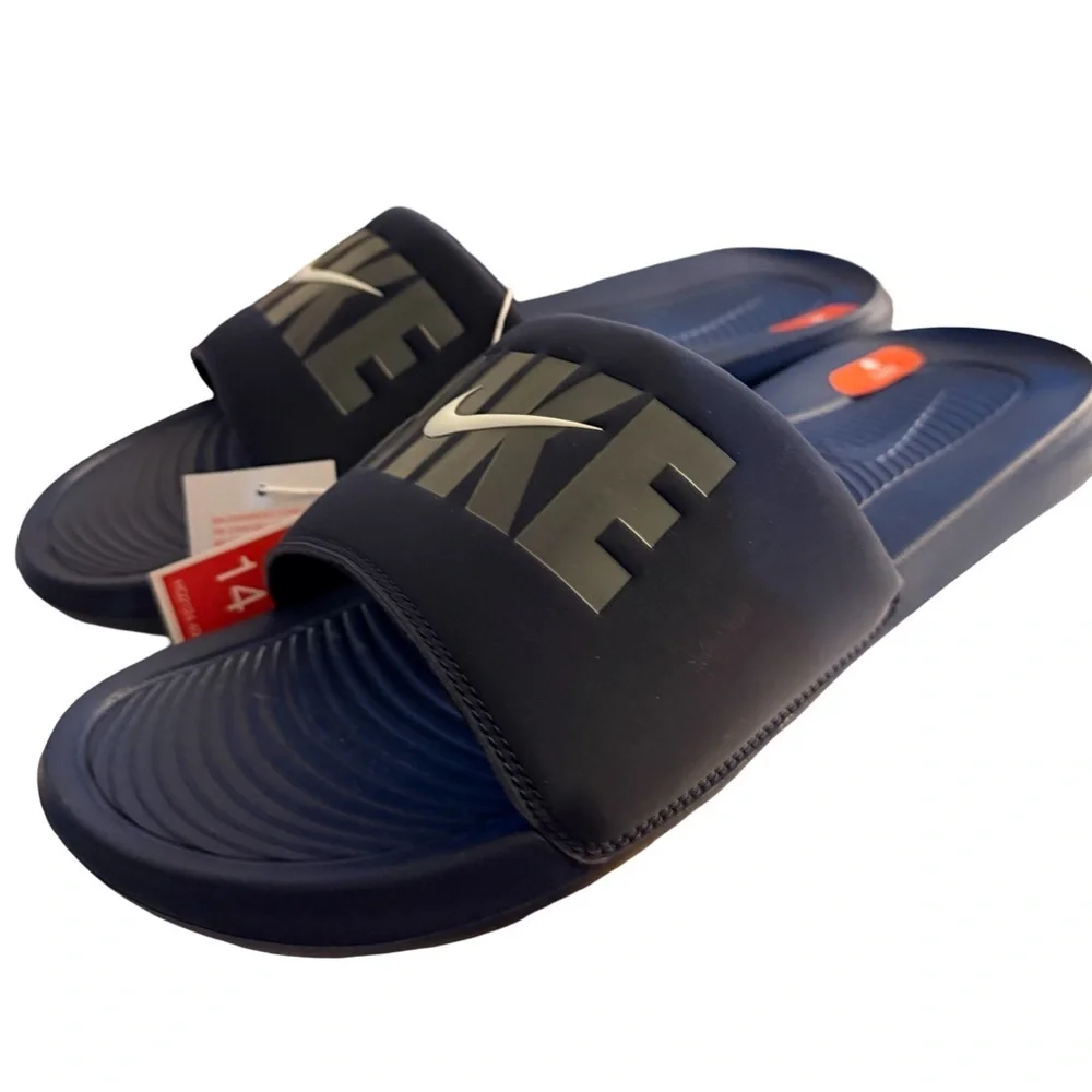 NWT Nike Unisex Mens Victori One Slide Obsidian Grey Size 14